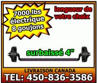 Kit Essieu Frein électrique Auto-réglable Southwest Wheel – Capacité 7000 Lbs, Filetage 9/16″, Pour Remorque