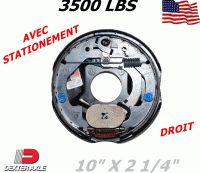 Tambour de frein électrique pour remorque , 1 paquet, 8 trous sur un cercle de boulonnage