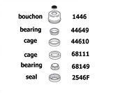 4 Ressorts de Suspension pour Essieu de Remorque SP-3 pour Tube Rond de
